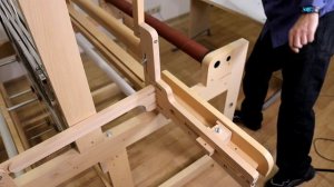 Установка системы челнок самолет на ткацкий станок "Оптима Профи"