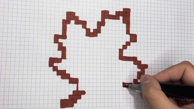 Как нарисовать кленовый лист по клеточкам  ? смотреть онлайн