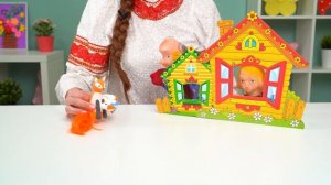 Лисичка со скалочкой из пластилина ? Русская народная сказка