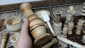 Изделия на токарном станке по дереву.