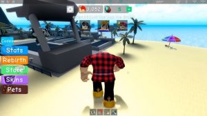 ? Kaslarım Şekil Önümden Çekil ? | Roblox Weight Lifting Simulator 3