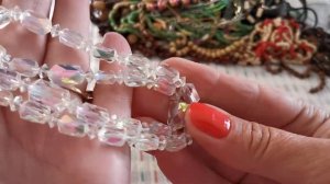 НОВАЯ РАСПАКОВКА ВИНТАЖНОЙ БИЖУТЕРИИ #КУЛЕК С БИЖУТЕРИЕЙ #СЕКОНДХЕНД #vintagejewelry #FYP
