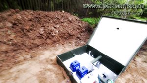 СЕПТИК ТОПАС 6 пр.  Монтаж септика.  Выпуск на рельеф.