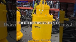 Погружной шламовый насос для удаления заиления под причалом