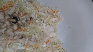 квашеная капуста с грибами