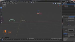 Кривые "Безье" в Блендере. Curves in a Blender.