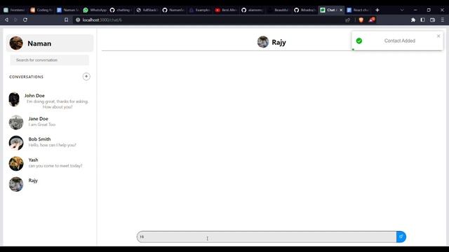 Chat App using react #react #redux #javascript #codingninjas