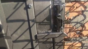 Замок для откатных ворот