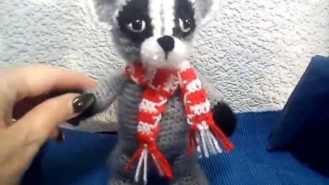 Енот - вязание крючком