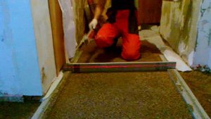 Основание пола, технология сухой стяжки 1.