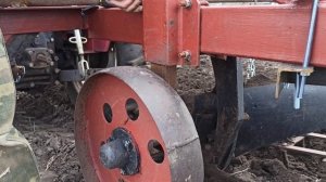 Весеняя пахота минитрактором