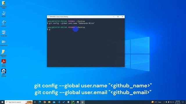 How to configure Git username and email in terminal смотреть онлайн