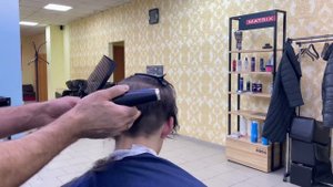 Мужская стрижка 363#шторки?Вот такая у нас красота получилось