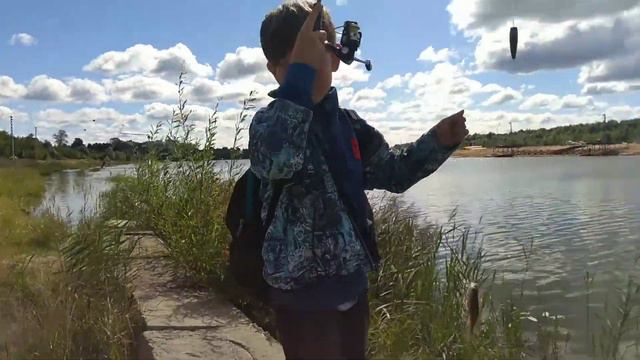 Ловим окуня на Поппер.