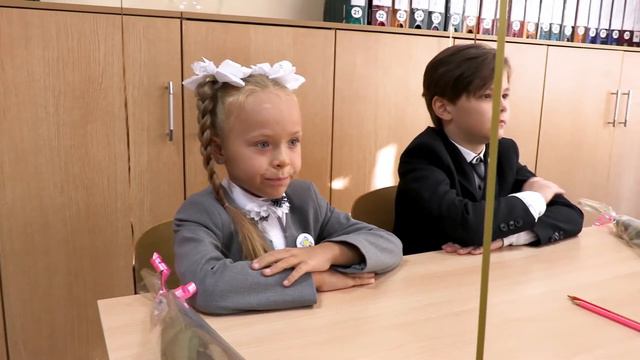 1В класс - первый урок (фрагмент)