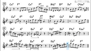 Tea for Two - Backing Track with Sheet Music for Tenor Sax