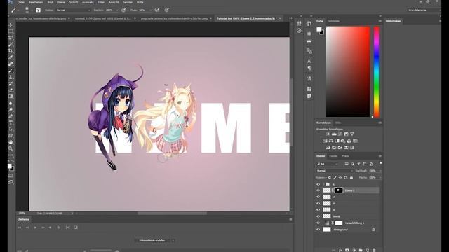 Photoshop Tutorial; Create Anime Text Effect смотреть онлайн