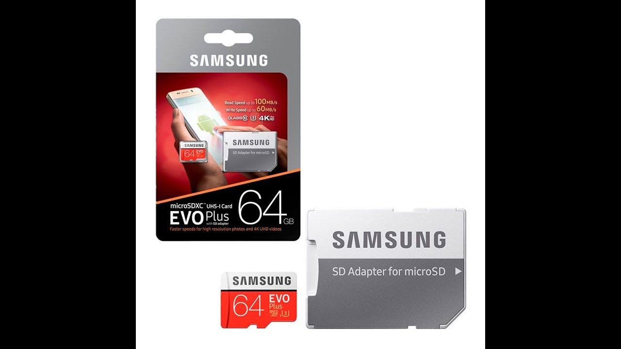 Карта памяти SAMSUNG EVO Plus 64Gb тест скорости