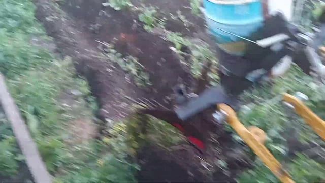 Окучивание картофеля. Самодельный минитрактор. Переломка. 4х4.