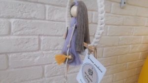 именные портреты в технике макраме #плетуназаказ #декор #моиангелы #плетумечты