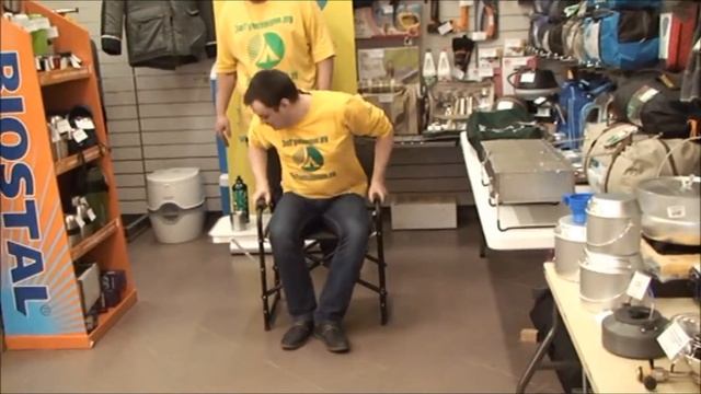 Кресло складное кемпинговое WOODLAND FISHERMAN SK-05 смотреть онлайн