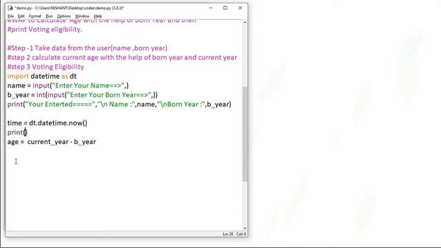 Basic Python Lecture 35 - Exercise -2- If - else  |Python Decision making and Loops|Python in hindi