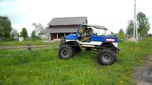 Самодельный вездеход из ЛУАЗА на ободрышах