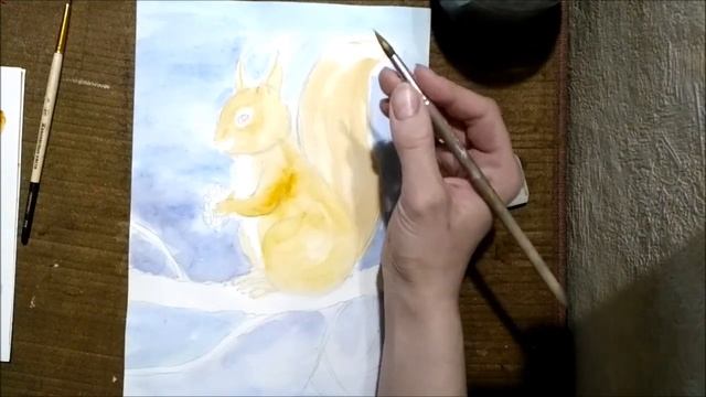 ОНЛАЙН ЗАНЯТИЕ "Рисование белки". Преподаватель -  Мурашова А.В.