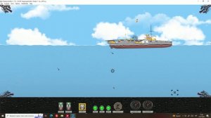 Горящий Титаник и другие корабли Burning Titanic Floating Sandbox