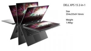 Intel+AMDチップ搭載DELL XPS 15 2-in-1 Core i7 8705G