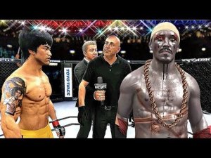 Bruce lee vs. Pueryo Ganzo - EA sports UFC 4 - CPU vs CPU epic