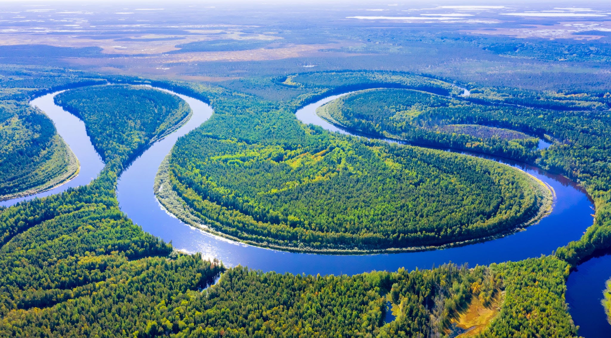 Реки Сибири Обь