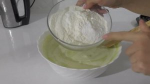 БИСКВИТ Как приготовить бисквит РЕЦЕПТ  БИСКВИТ со шпинатом Зеленый бархат