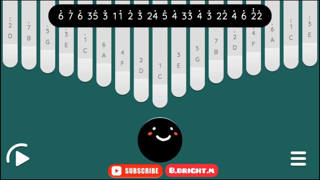 Greensleeves kalimba tabs , kalimba tutory  , کالیمبا смотреть онлайн