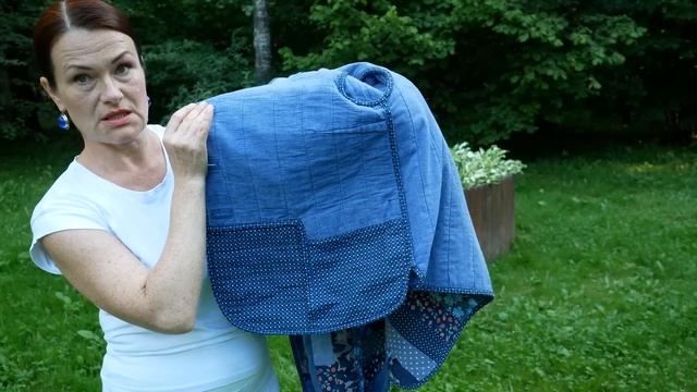 Жакет из лоскутков.