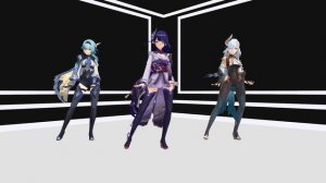 【MMD Genshin Impact】"FOLLOW THE LEADER" (Raiden/Eula/Shenhe)