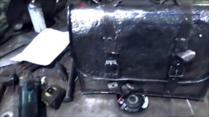 Кованый портфель (почтовый ящик) для кованой накладки калитки. проект АнтиковкА