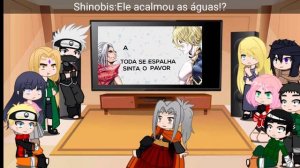 Time 7 + Shinobis reagindo ao rap do Sasaki Kojiro