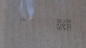 Нанесение QR (двумерного кода) на картон