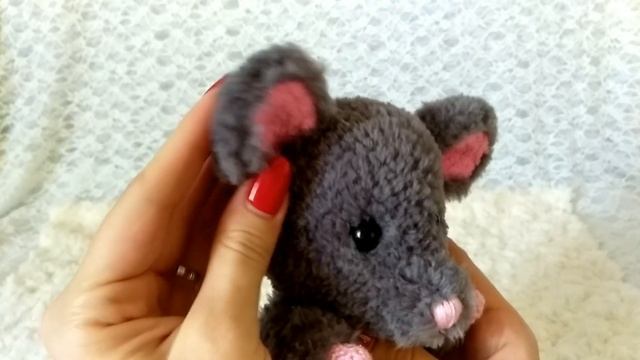 Вязаная Мышка Малышка