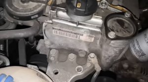 Стук помпы на skoda fabia 2