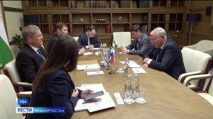 Глава Башкирии провел встречу с представителямии делегации из Узбекистана