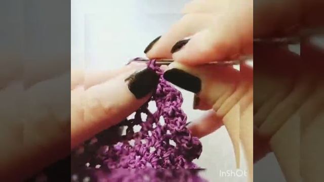 Обвязка края крючком ОБОРКА