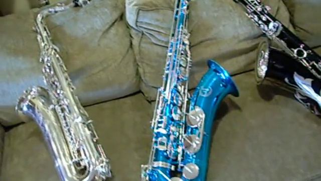 Mood Indigo Nov 27 08 Tenor Saxophones Black and Turquoise professional models .avi смотреть онлайн