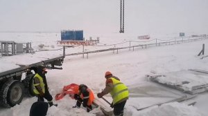 Работа автокрановщика.
