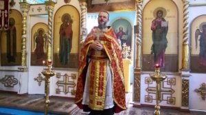 Проповедь 14.08.24 Изнесение честных древ Животворящего Креста Господня