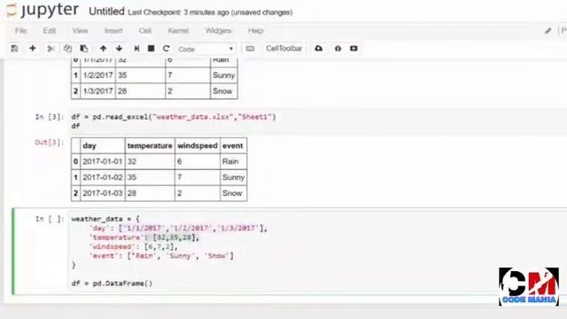 #Datascience #pandas #python Python Pandas Tutorial 3: Different Ways Of Creating DataFrame