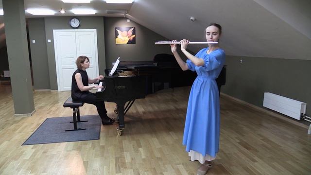 Vladimir Tsybin. Concert Allegro №1 for flute & piano (1921) смотреть онлайн