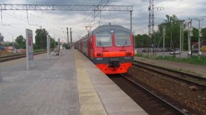 Электропоезд ЭД4МК-0073 станция Крёкшино 8.06.2017