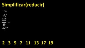 simplificar 12/8 , reducir fracciones a su minima expresion